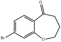 1-BENZOXEPIN-5(2H)-ONE, 8-BROMO-3,4-DIHYDRO- Struktur