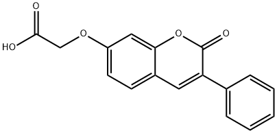 [(2-Oxo-3-phenyl-2H-chromen-7-yl)oxy]acetic acid Struktur