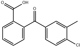 2-(4-CHLORO-3-METHYLBENZOYL)BENZOIC ACID Struktur