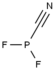 Phosphorocyanidous difluoride Struktur