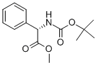 ALFA-[[(1,1-DIMETHYLETHOXY)CARBONYL]AMINO]-BENZENACETIC ACID METHYL ESTER Struktur