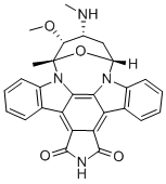 7-oxostaurosporine Struktur