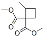 2-Methyl-1,1-cyclobutanedicarboxylic acid dimethyl ester Struktur