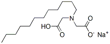 GLYCINE,N-(CARBOXYMETHYL)-N-DODECYL-,MONOSODIUMSALT Struktur