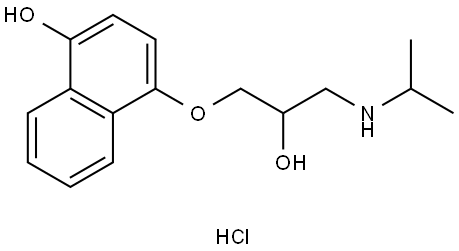 4-HYDROXY PROPRANOLOL HCL Struktur