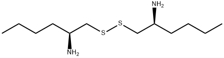 bis(2-aminohexyl)disulfide Struktur