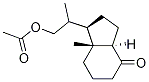 [1R-[1alpha(S*),3abeta,7aalpha]]-1-[2-(Acetyloxy)-1-methylethyl]octahydro-7a-methyl-4H-inden-4-one Struktur