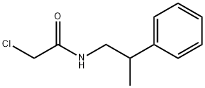 2-CHLORO-N-(2-PHENYLPROPYL)ACETAMIDE Struktur