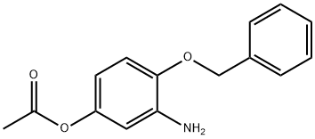 3-aMino-4-benzyloxylphenylacetate Struktur