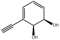 3,5-Cyclohexadiene-1,2-diol, 3-ethynyl-, cis- (9CI) Struktur