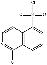 1-氯-5-異喹啉磺酰氯, 141519-77-9, 結(jié)構(gòu)式