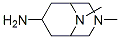 3,9-Diazabicyclo[3.3.1]nonan-7-amine,3,9-dimethyl-,exo-(9CI) Struktur