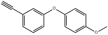 1-ETHYNYL-3-(4-METHOXYPHENOXY)-BENZENE Struktur