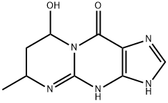 4,6,7,8-Tetrahydro-8-hydroxy-6-methylpyrimido[1,2-a]purin-10(3H)-one 
(Mixture of Diastereomers)
 Struktur