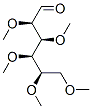 D-Glucose, 2,3,4,5,6-penta-O-methyl- Struktur