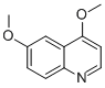 4,6-DIMETHOXYQUINOLINE Struktur