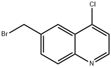 6-(BROMOMETHYL)-4-CHLOROQUINOLINE Struktur