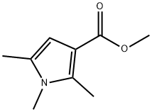 METHYL 1,2,5-TRIMETHYL-1H-PYRROLE-3-CARBOXYLATE Struktur