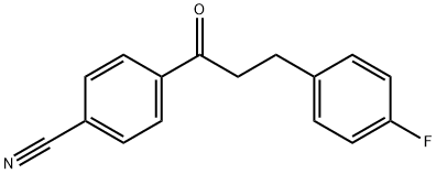 4'-CYANO-3-(4-FLUOROPHENYL)PROPIOPHENONE Struktur