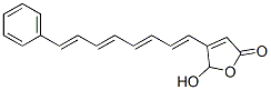 5-hydroxy-4-(8-phenyl-1,3,5,7-octatetraenyl)-2(5H)-furanone Struktur