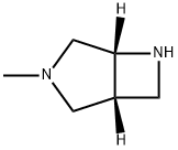 (R,R)-3-Methyl-3,6-diaza-bicyclo[3.2.0]heptane Struktur