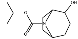 8-boc-2-hydroxy-8-azabicyclo[3.2.1]octane Struktur