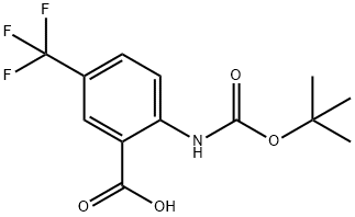 N-BOC-5-TRIFLUOROMETHYLANTHRANILIC ACID Struktur