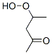 2-Pentanone, 4-hydroperoxy- (9CI) Struktur