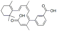 13-cis-12-(3'-carboxyphenyl)retinoic acid Struktur