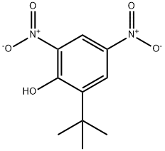 2,4-Dinitro-6-tert-butylphenol Struktur