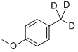 4-METHOXYTOLUENE-ALPHA,ALPHA,ALPHA-D3 Struktur