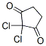 1,3-Cyclopentanedione,  2,2-dichloro- Struktur