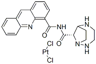 N-(3-N-(ethylenediamino)propyl)acridine-4-carboxamide dichloroplatinum(II) Struktur