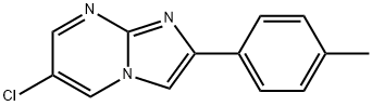 6-CHLORO-2-P-TOLYLIMIDAZO[1,2-A]PYRIMIDINE Struktur