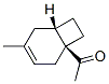 Ethanone, 1-(4-methylbicyclo[4.2.0]oct-3-en-1-yl)-, cis- (9CI) Struktur