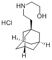 1-(2-(2-Hydroxyethylamino)ethyl)adamantane hydrochloride Struktur