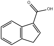 1H-indene-3-carboxylic acid  Struktur