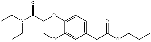 4-(2-(Diethylamino)-2-oxoethoxy)-3-methoxybenzolessigs?ure-propylester