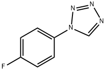 1H-TETRAZOLE, 1-(4-FLUOROPHENYL)- Struktur