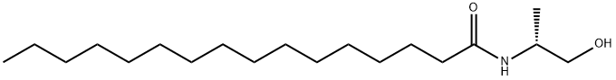 N-(2-HYDROXY-1R-METHYLETHYL)-HEXADECANAMIDE Struktur