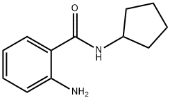 2-AMINO-N-CYCLOPENTYLBENZAMIDE Struktur