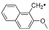 Methyl, (2-methoxy-1-naphthalenyl)- (9CI) Struktur