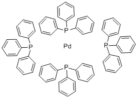 Tetrakis(triphenylphosphine)palladium Structure