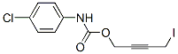 N-(p-Chlorophenyl)carbamic acid 4-iodo-2-butynyl ester Struktur