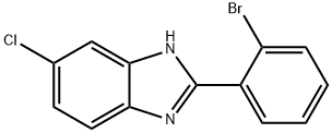 2-(2-BROMO-PHENYL)-5-CHLORO-1H-BENZOIMIDAZOLE Struktur