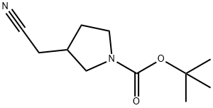 3-CYANOMETHYL-PYRROLIDINE-1-CARBOXYLIC ACID TERT-BUTYL ESTER Struktur