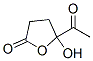 2(3H)-Furanone, 5-acetyldihydro-5-hydroxy- (9CI) Struktur