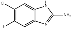 2-氨基-5-氯-6-氟苯并咪唑 結(jié)構(gòu)式