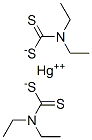 MERCURICDIETHYLDITHIOCARBAMATE Struktur