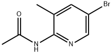 2-Acetylamino-5-bromo-3-methylpyridine Struktur